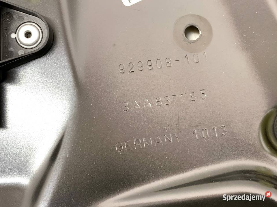 PODNOŚNIK SZYBY LEWY PRZÓD VW PASSAT B7