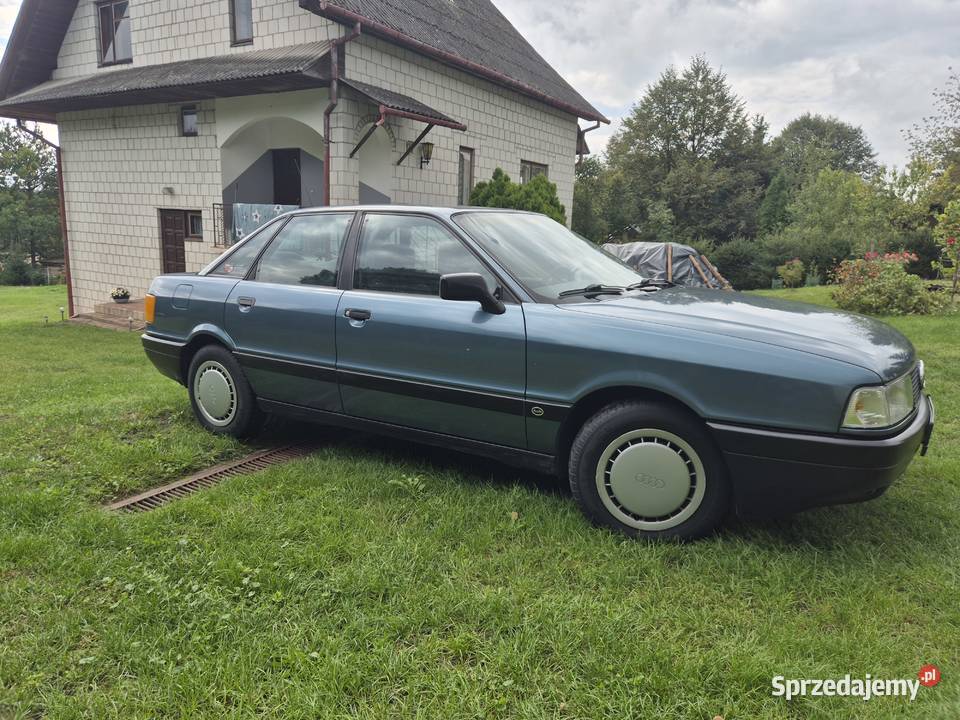 Audi 80 1989 Klasyk bez rdzy LPG Hak Zadbany lubelskie Zwierzyniec sprzedam