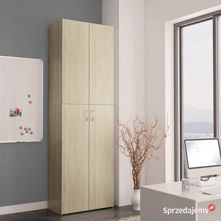 Szafa biurowa dąb sonoma 60x32x190 materiał
