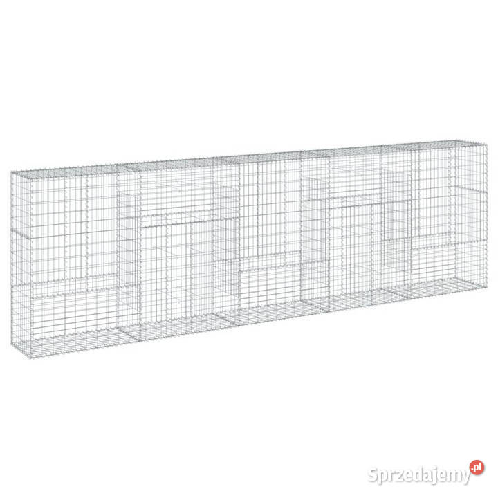 Kosz gabionowy z pokrywą 500x50x150 mazowieckie