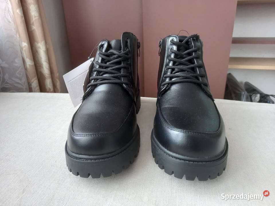 Buty NOWE czarne rozmiar 42 lubelskie Tomaszów Lubelski