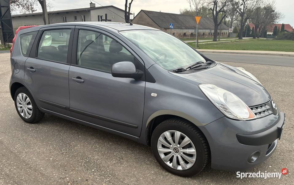 Nissan Note 14 benzyna z 2007 roku sprawny z Gostyń