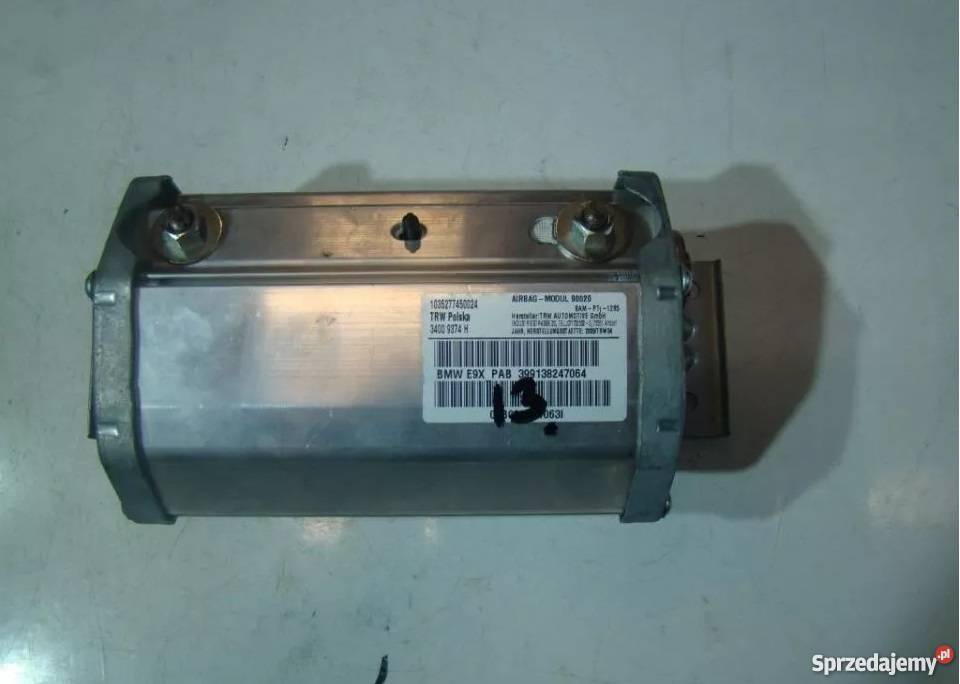 BMW E93 AIRBAG PODUSZKA POWIETRZNA 399138247064 Nowy Tomyśl sprzedam