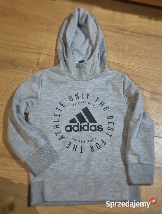 Bluza adidas 116 szary/srebrny Ciechanów sprzedam