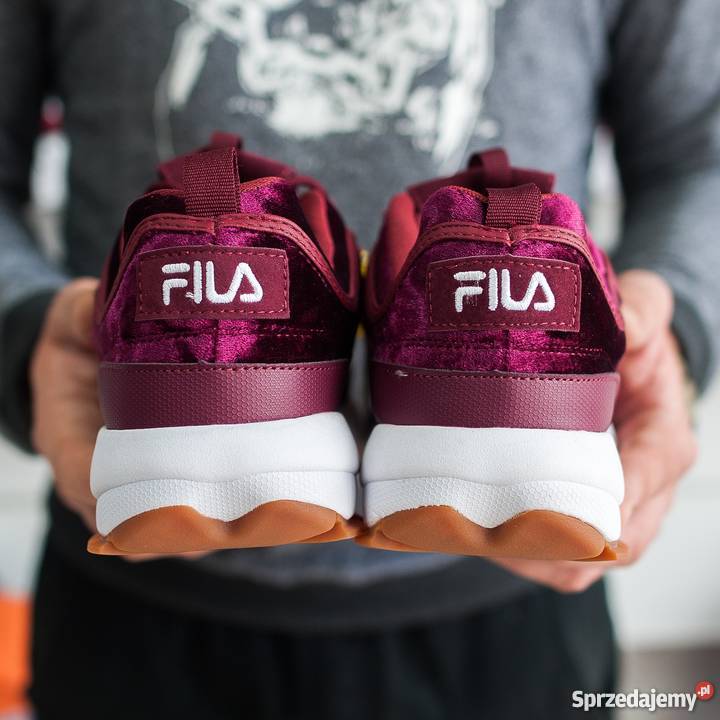 fila burgundy disruptor