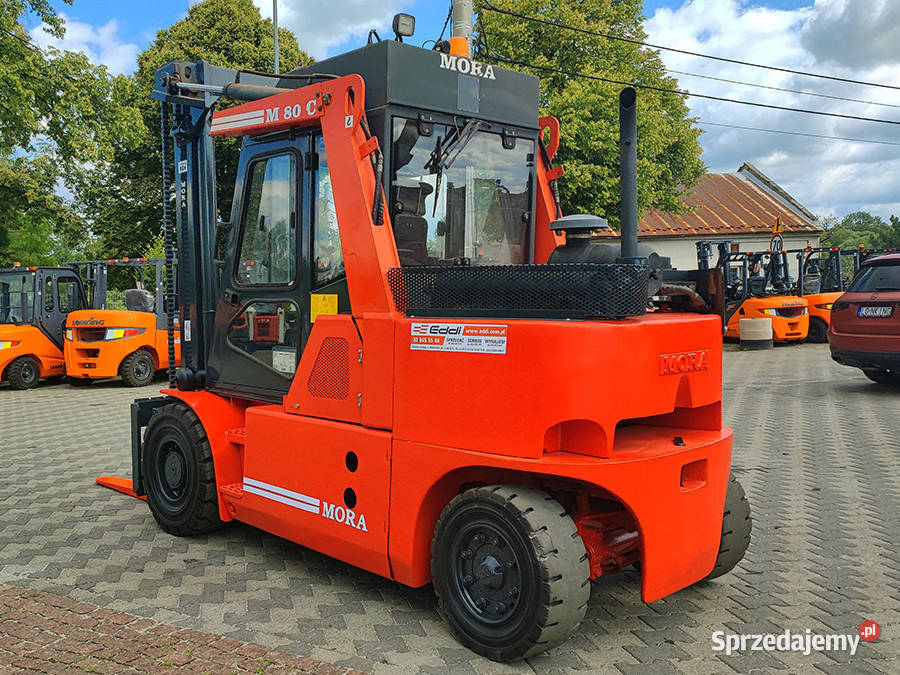 wózek widłowy kompaktowy Mora M80C 8 ton LPG Kęty