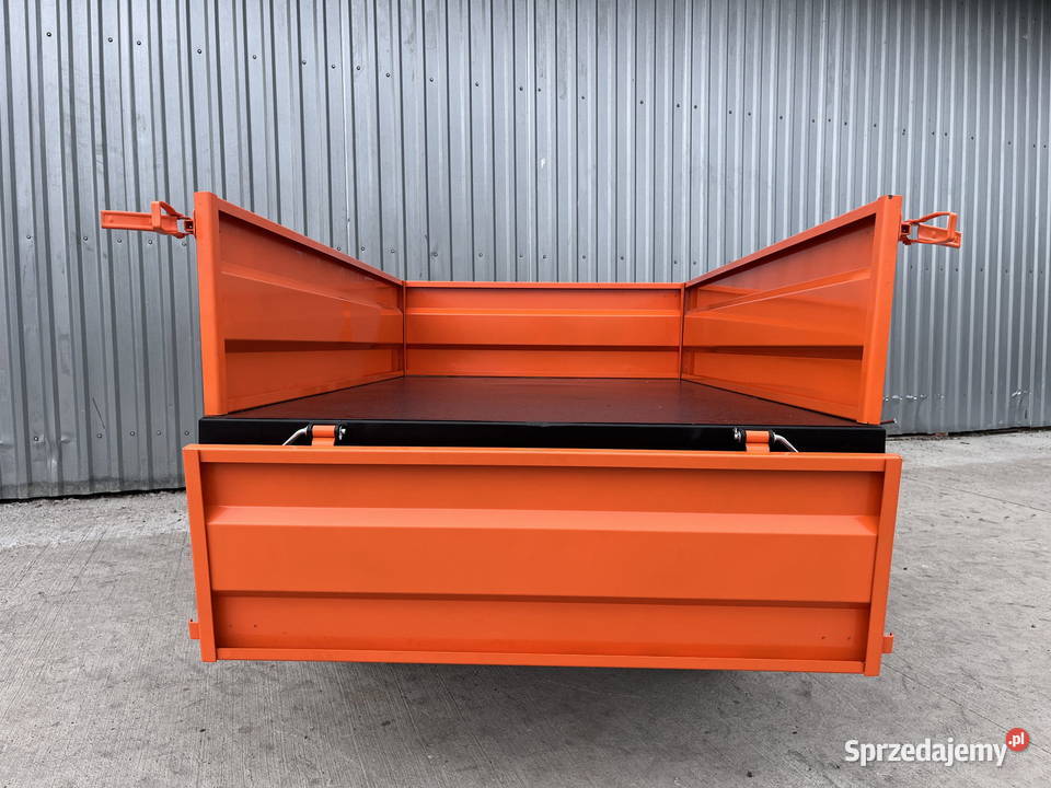 3 Jednoosiowa przyczepa rolnicza z kiprem Sanko Szubin