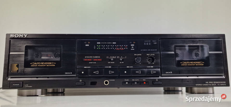 Magnetofon catette deck SONY TC WR 570 TCWR570 Międzychód