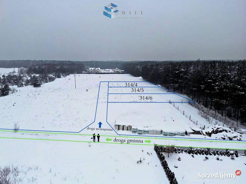 Działka 1000m2 Bryńsk budowlana