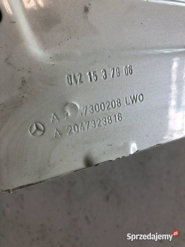 MERCEDES GLK X204 20082015 DRZWI TYŁ TYLNE PRAWE