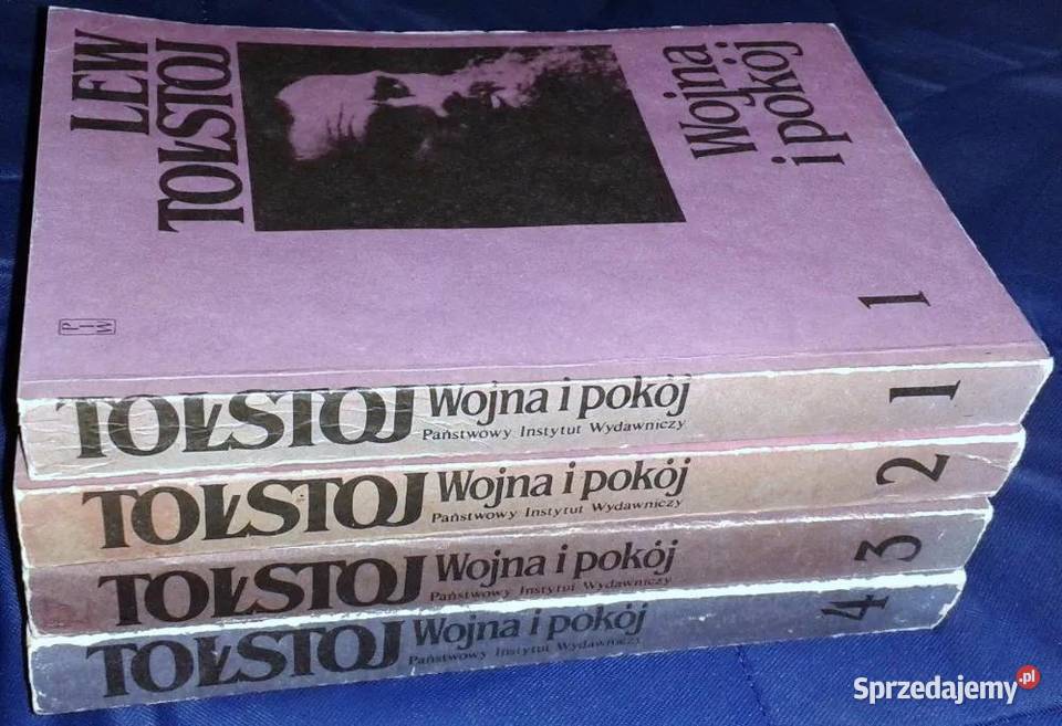 Wojna i pokój Tomy 1 2 3 4 Lew Tołstoj