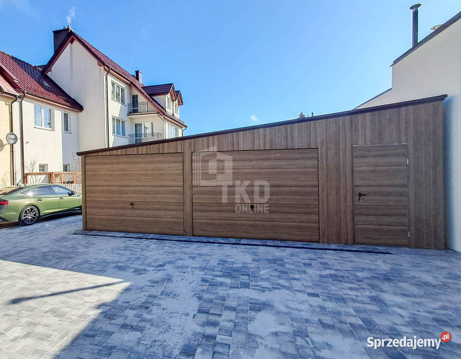 Garaż blaszany 8x6m 2x brama okno drzwi małopolskie