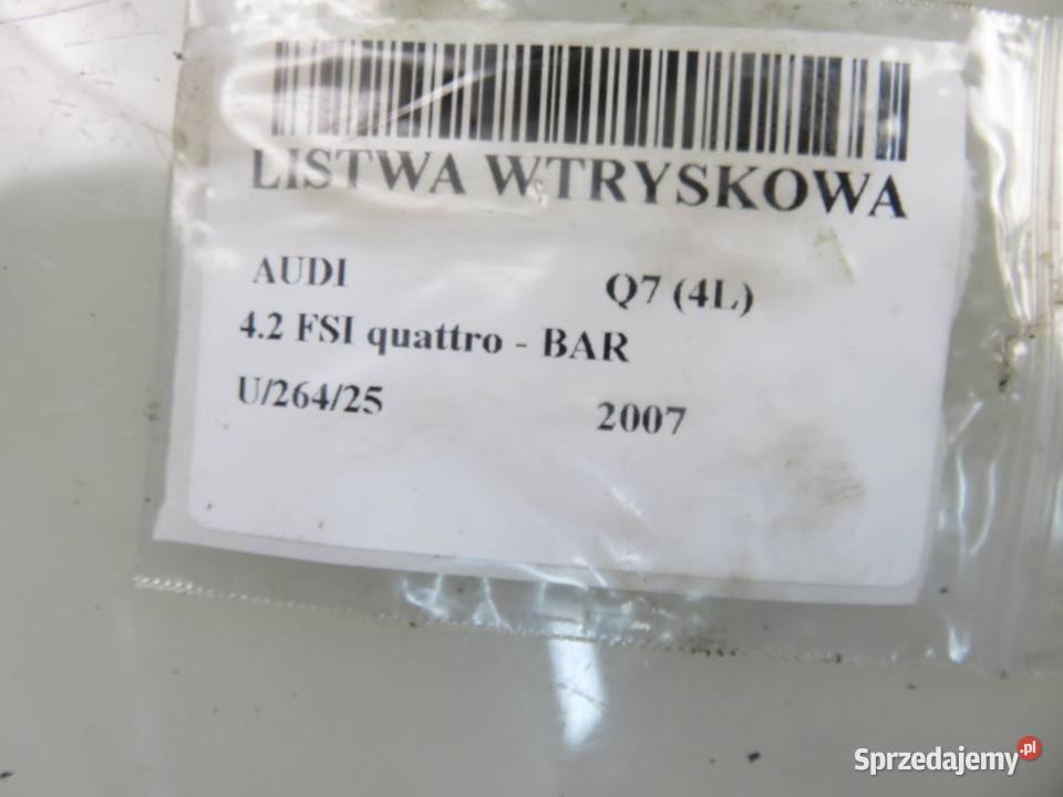 LISTWA WTRYSKOWA AUDI Q7 42 FSI 079133316E sprzedam