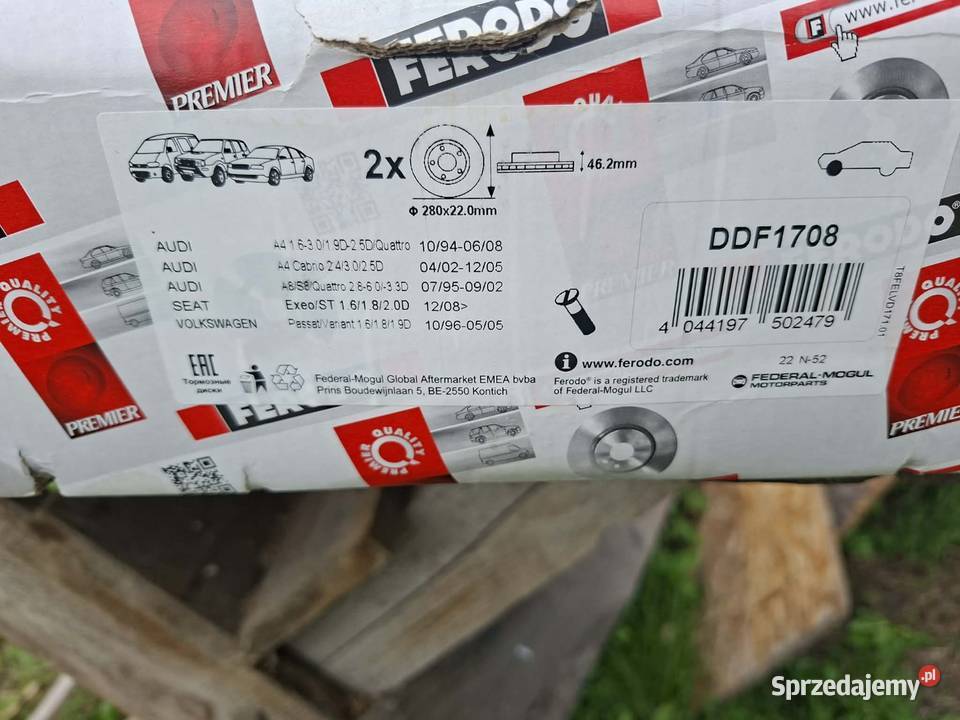 Tarcze Bamulcowe Verodo DDF1708 Audi Bielsk Podlaski