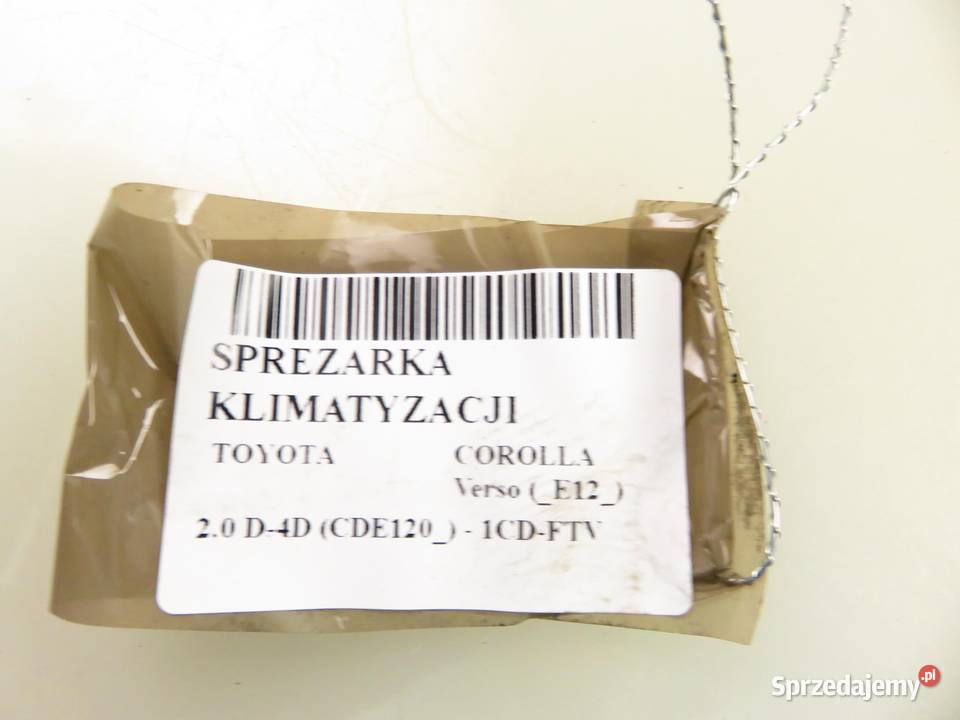 KOMPRESOR KLIMATYZACJI TOYOTA COROLLA Verso E12