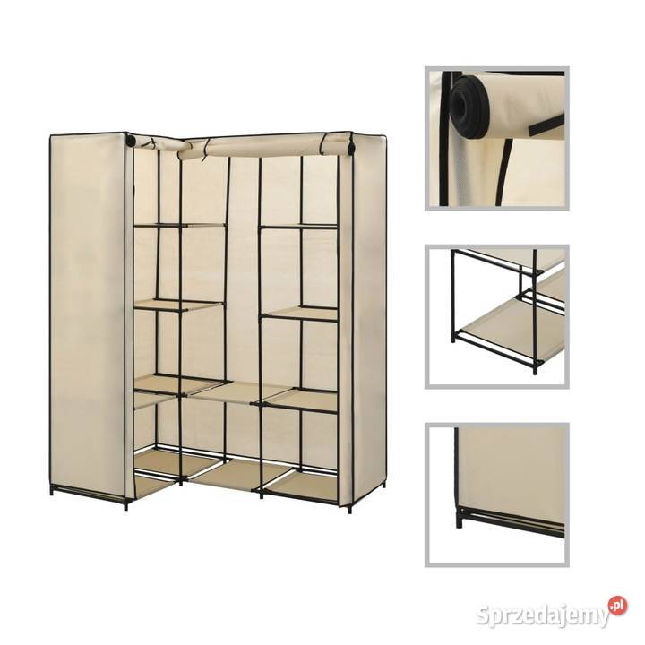 vidaXL Szafa narożna kremowa 130 x 87 x 169 mazowieckie