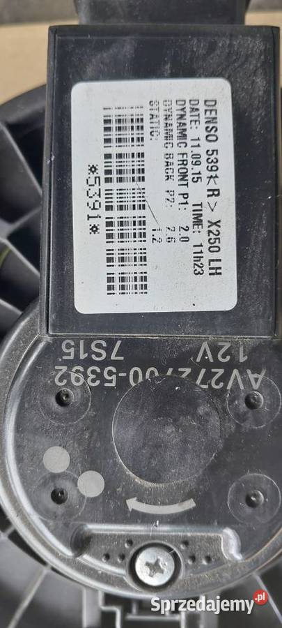 Dmuchawa wentylator nagrzewnicy JAGUAR X351 X250 osobowe zachodniopomorskie