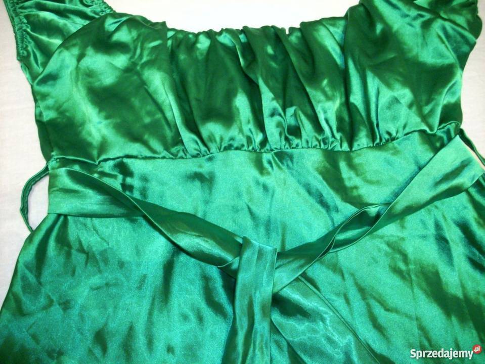 Bluzka Satynowa Elegancka Dekolt J Nowa 36 38 Nowy Sącz