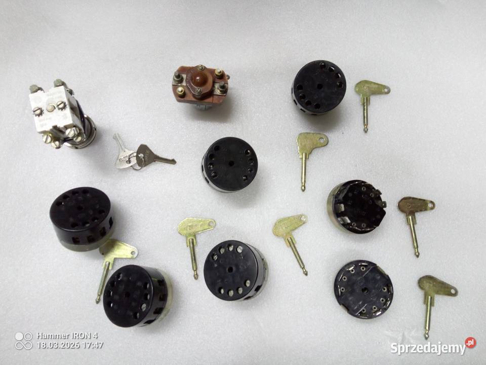 Stacyjka kluczyk stacyjki auto Star itp mix PRL Przemyśl