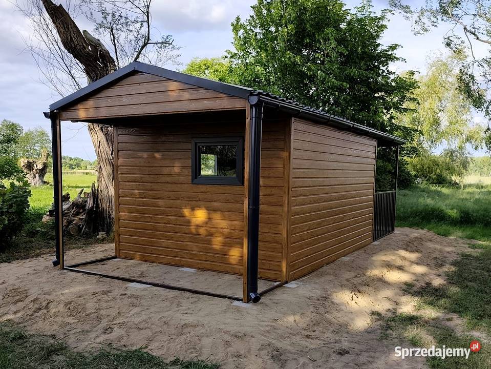 Domek ogrodowy 3x4m zadaszenie 32 31 m złoty dąb dolnośląskie