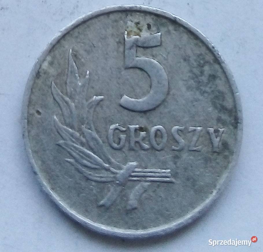 POLSKA-5 GROSZY-1959 r r-bm-AL-RZADKA