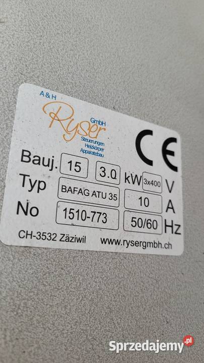 Suszarka tworzyw sztucznych na zasyp maszyny o Produkcja Białogard