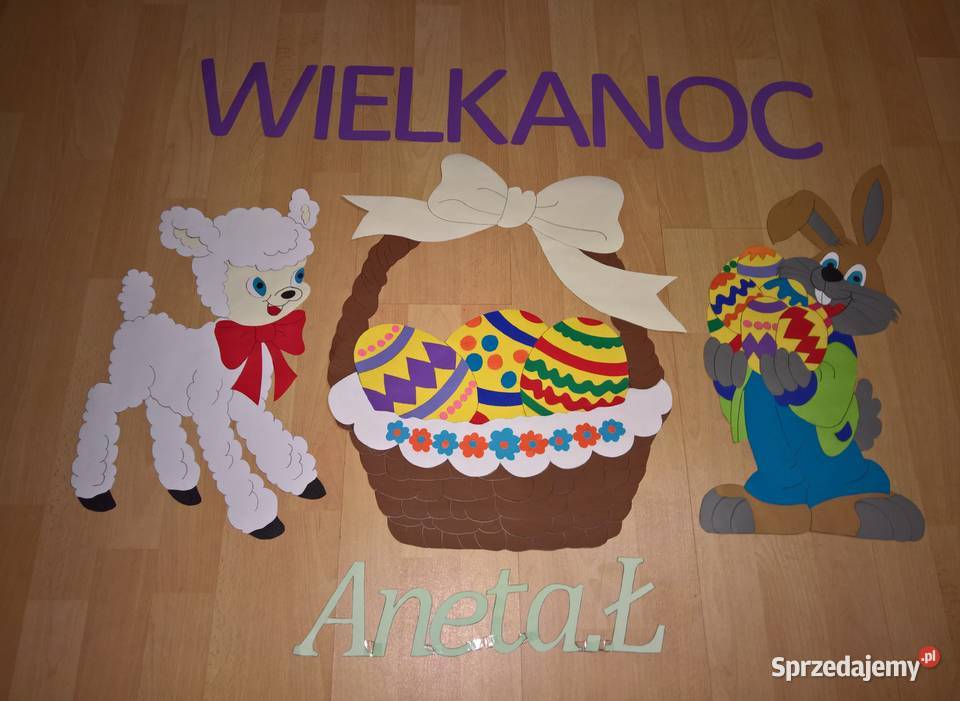 Dekoracje na Wielkanoc z brystolu Ryki