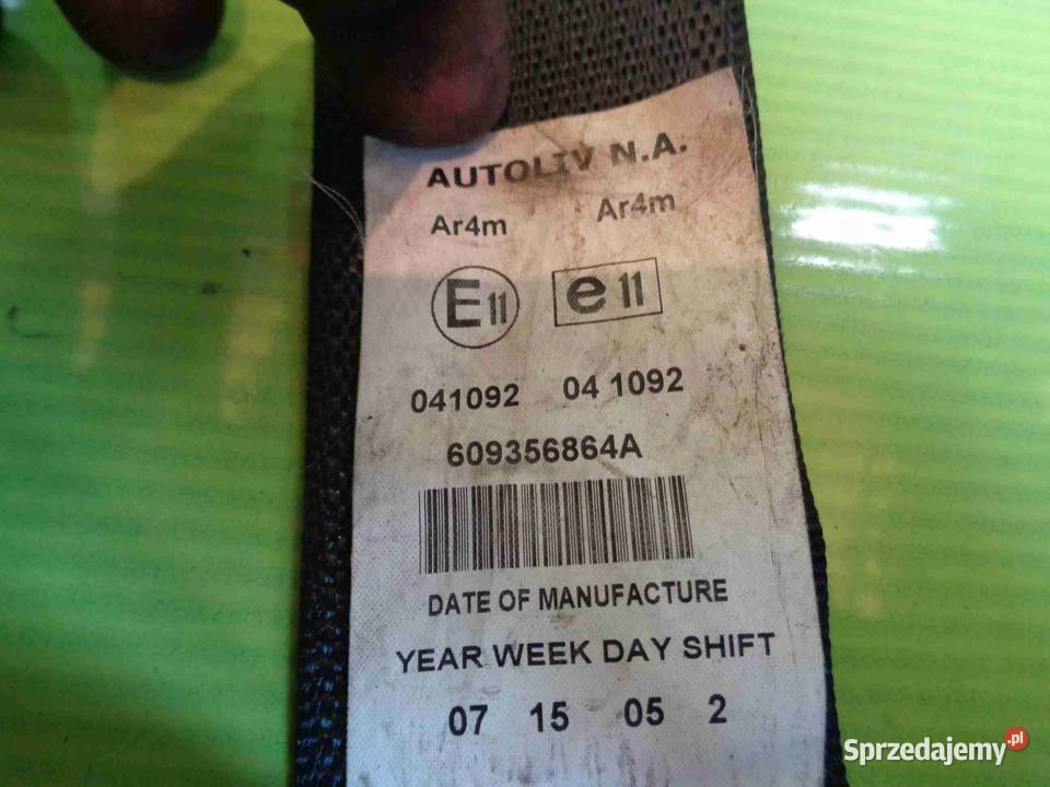 JEEP COMPASS 08 pas bezpieczenstwa lewy tyl Suków