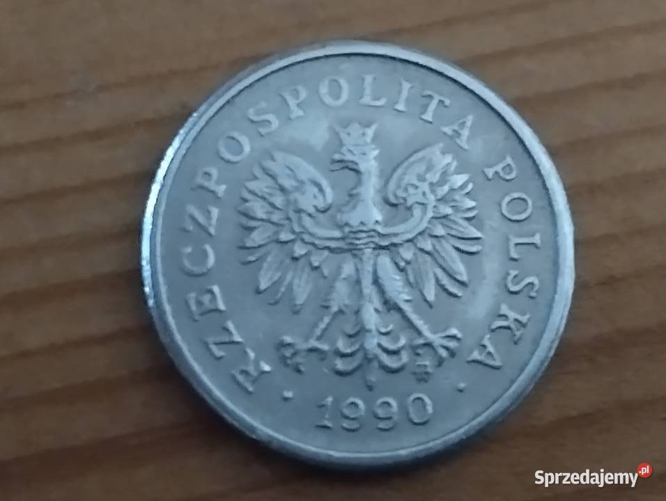 Moneta 10 groszy 1990 Warszawa
