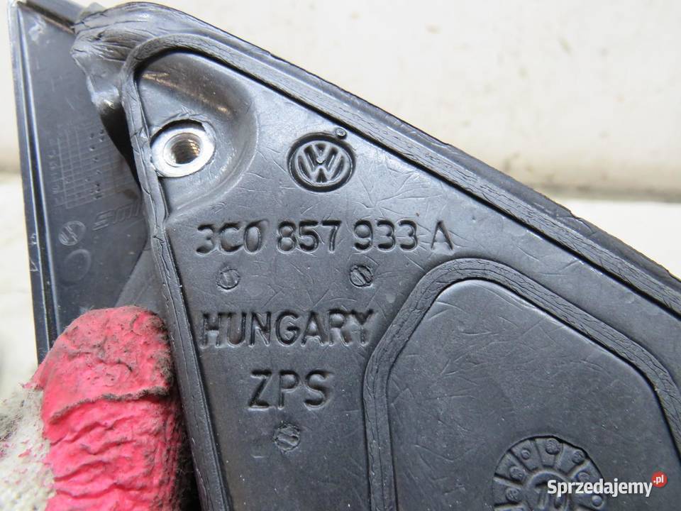 LUSTERKO PRAWE LC7Z PASSAT B7 3C0857934A 6 PIN osobowe