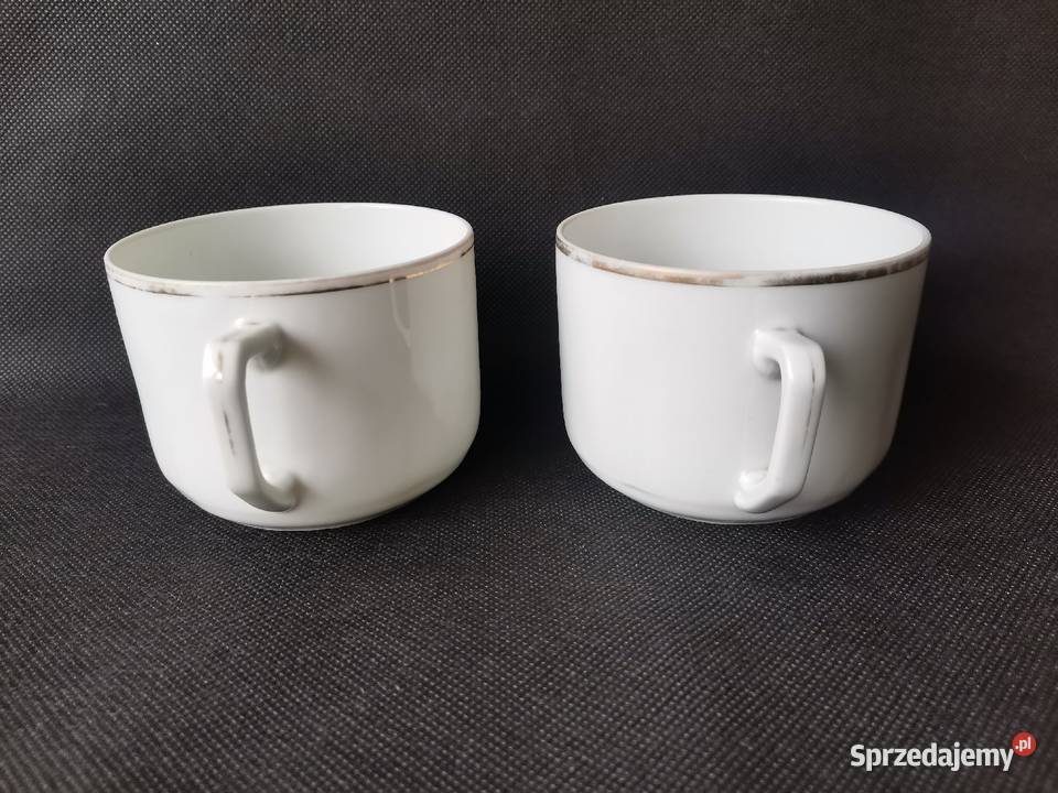 Stare przedwojenne 2 filiżanki porcelana Ćmielów