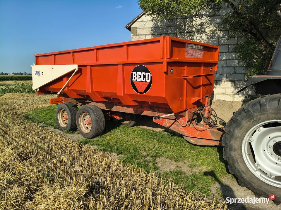 Przyczepa tandem BECO skorupowa DMC 15T Wola Bachorna