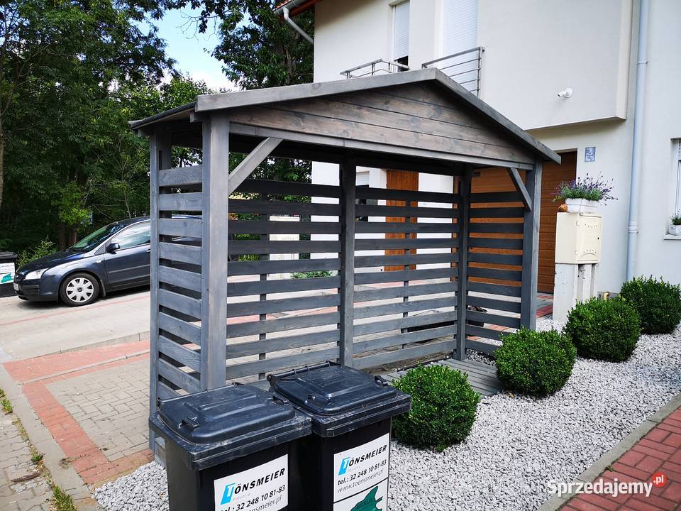 Drewutnia poszerzana 314 x08m z dachem prostym Kalety