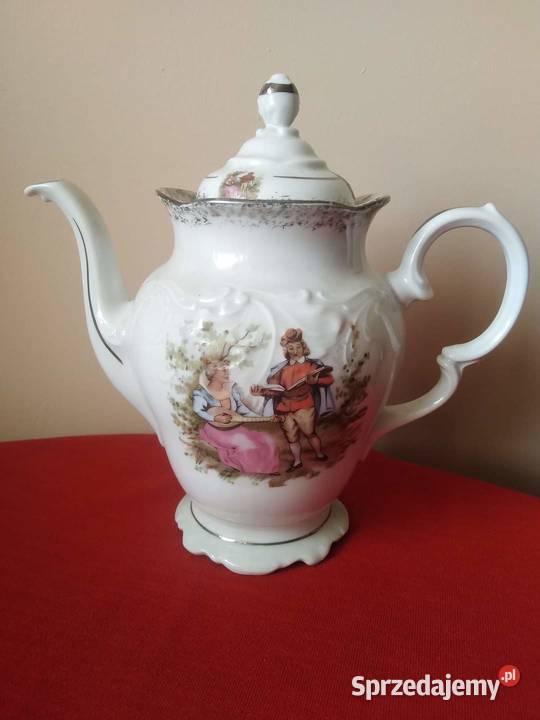 Dzbanek porcelanowy Sielanka PRL Wałbrzych