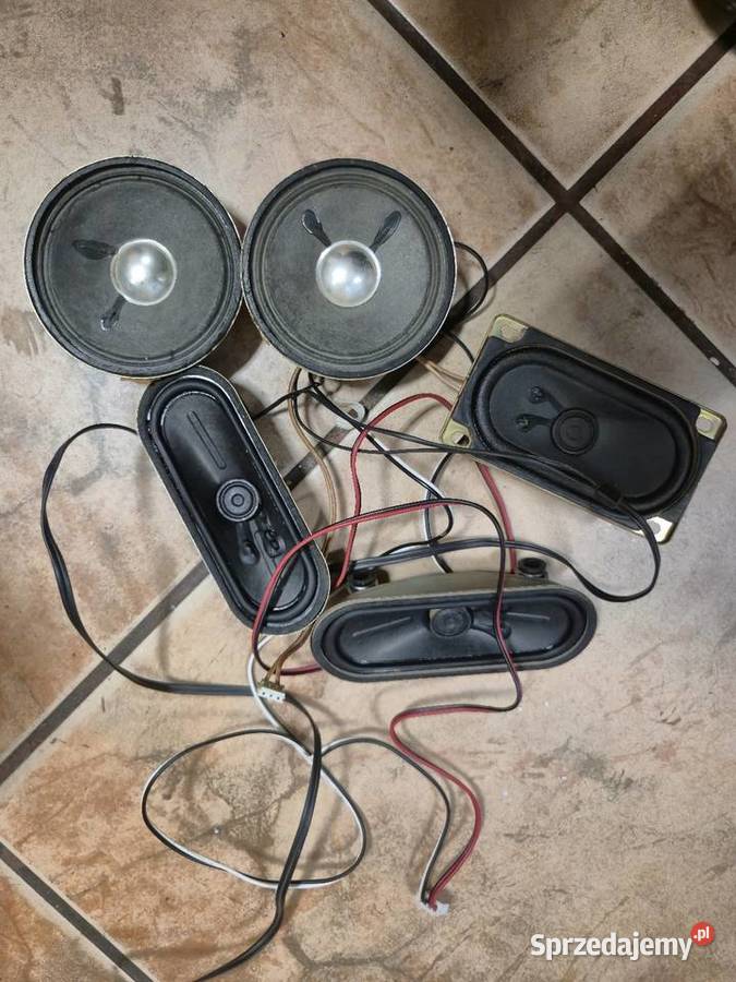 Głośniki zestaw 5 sztuk dwudrożne