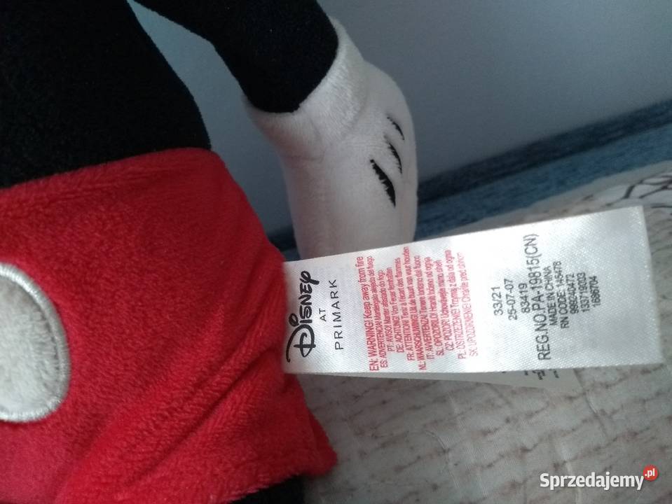Maskotka pluszowa Mickey Mouse Disney Primark Białystok