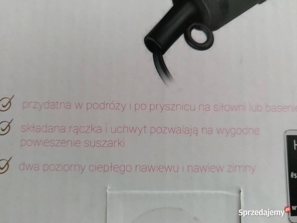 NAJTANIEJ Suszarka Do Włosów Składana Mała Zabrze