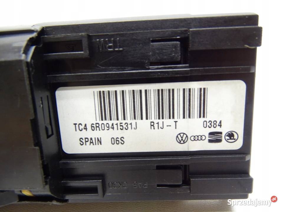 PANEL PRZEŁĄCZNIK WŁĄCZNIK ŚWIATEŁ VW POLO V 6R