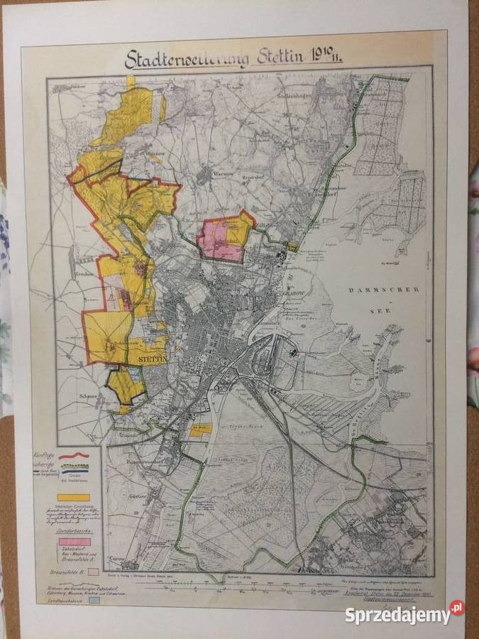 1273 Plany I Mapy Szczecina XVII Do XX Wieku 11 Szczecin