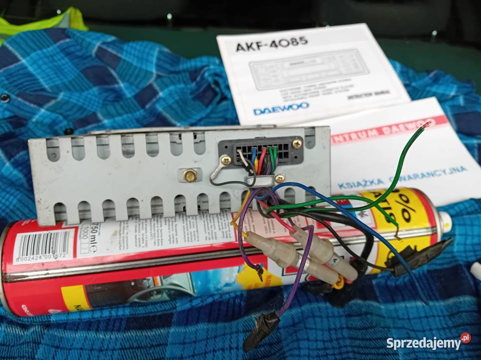 Radio DAEWOO TICO LANOS POLONEZ FSO instrukcja sprzedam