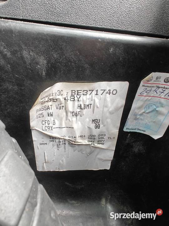 Passat B7 sprawny silnik skrzynia elektronika Dębno
