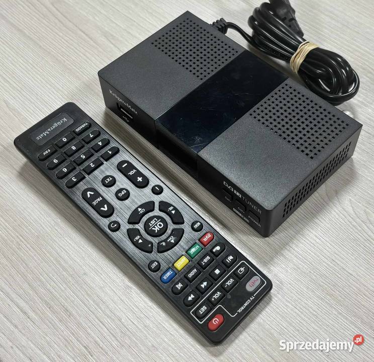 Dekoder Tuner Dvbt2 Kruger Matz warmińsko-mazurskie Elbląg sprzedam