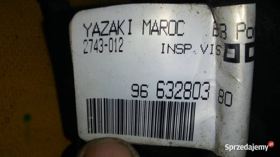 wiązka drzwi tył lewe Citroen C4 Picasso 1 r0613 wyposażenie elektryczne Piotrków Trybunalski