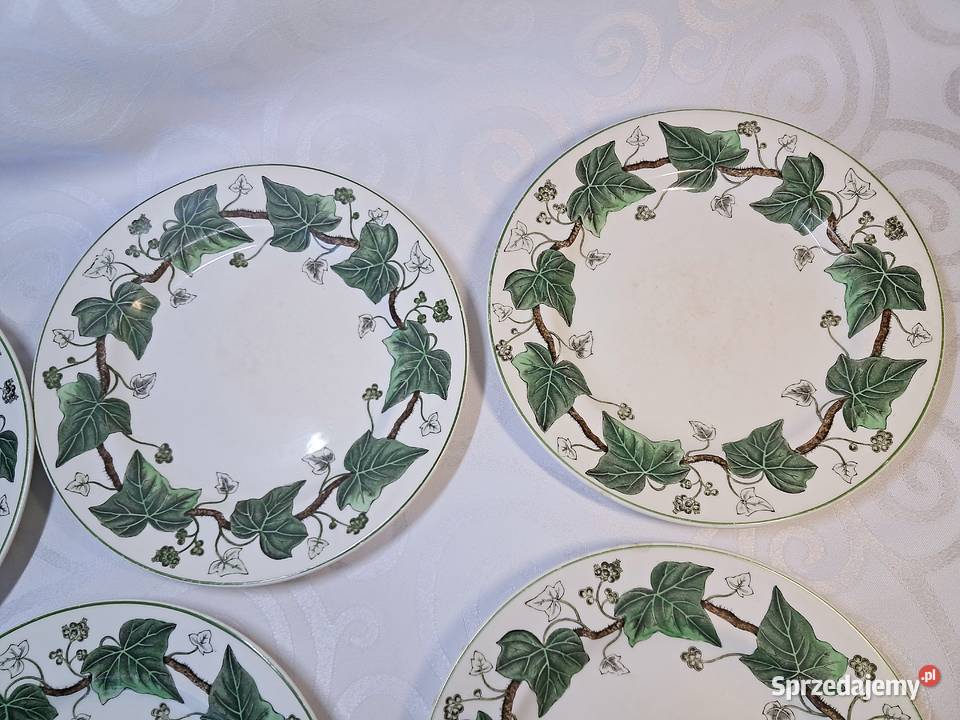 Komplet 5 oryginalnych talerzy Wedgwood Napoleon Strzelce Krajeńskie