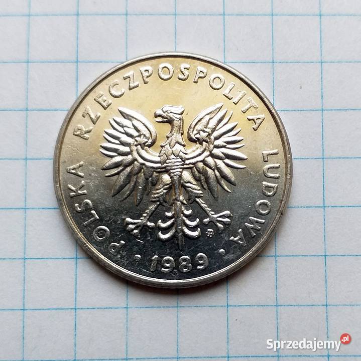 20 ZŁOTYCH 1989 POLSKA lubelskie Piszczac