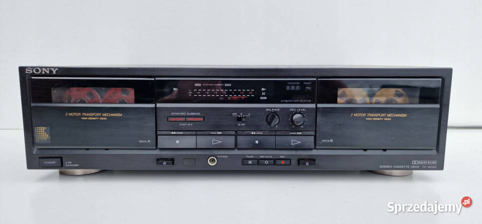 Magnetofon catette deck SONY TCW320 TC W 320 Międzychód