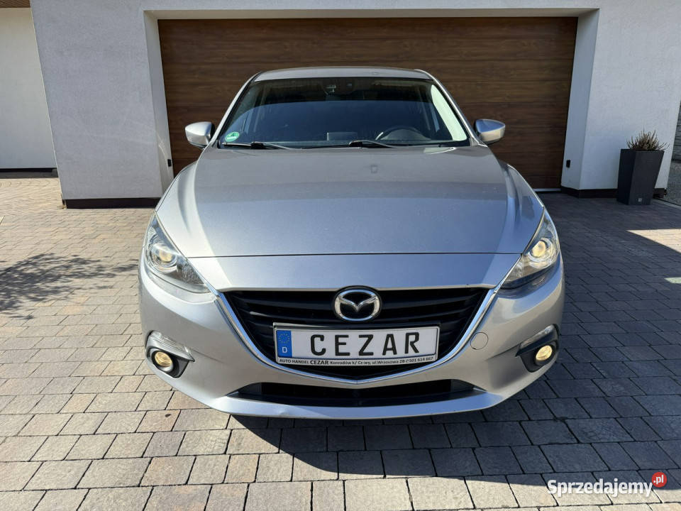 Mazda 3 15 22 diesel ładna zadbana III 2013 bluetooth Konradów