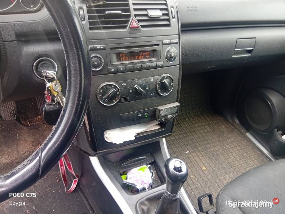 Mercedes A klasa w 169 lift 2009 15 benzyna LPG centralny zamek Szygówek