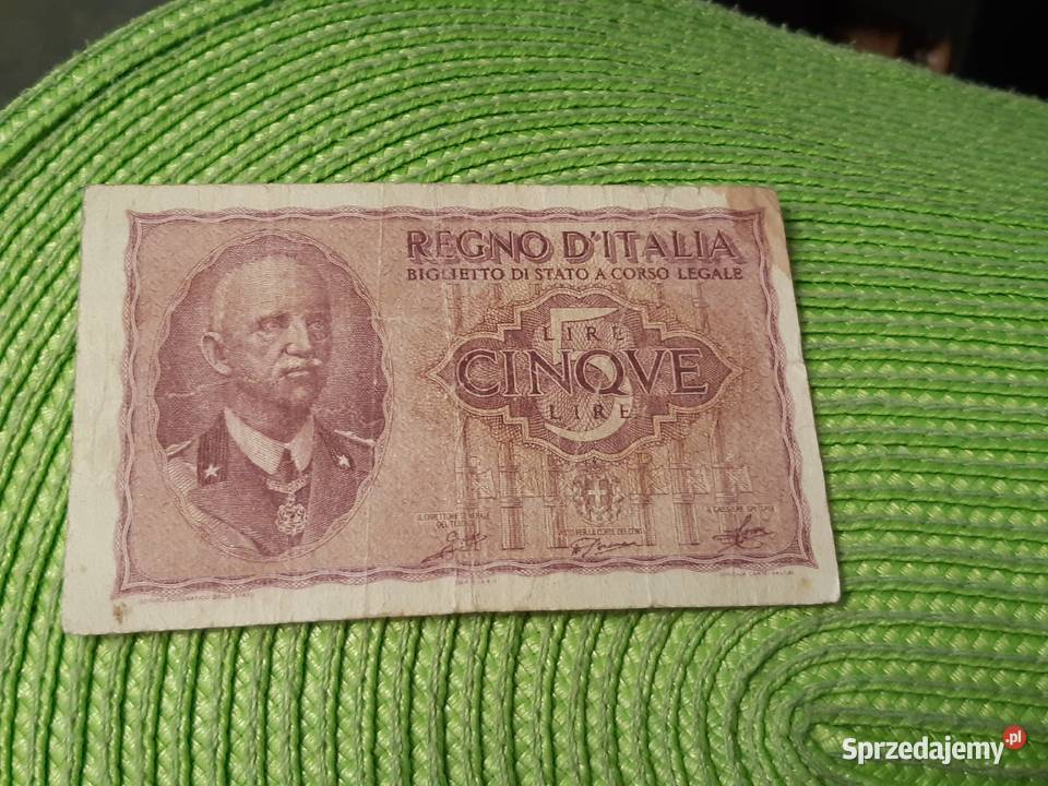 banknot Włoch z 1941r