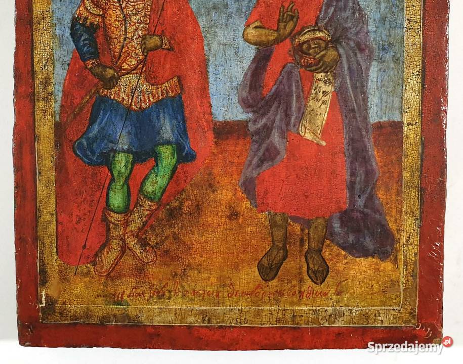 Ikona Święci Teodor i Jan Chrzciciel 0008 Warszawa sprzedam